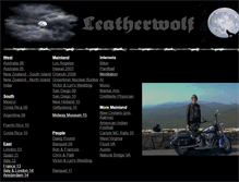 Tablet Screenshot of leatherwolf.net